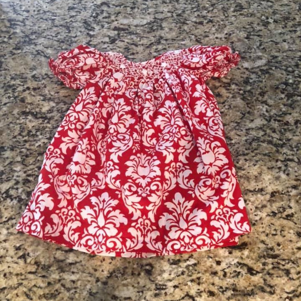 Mom & Me smocked dress